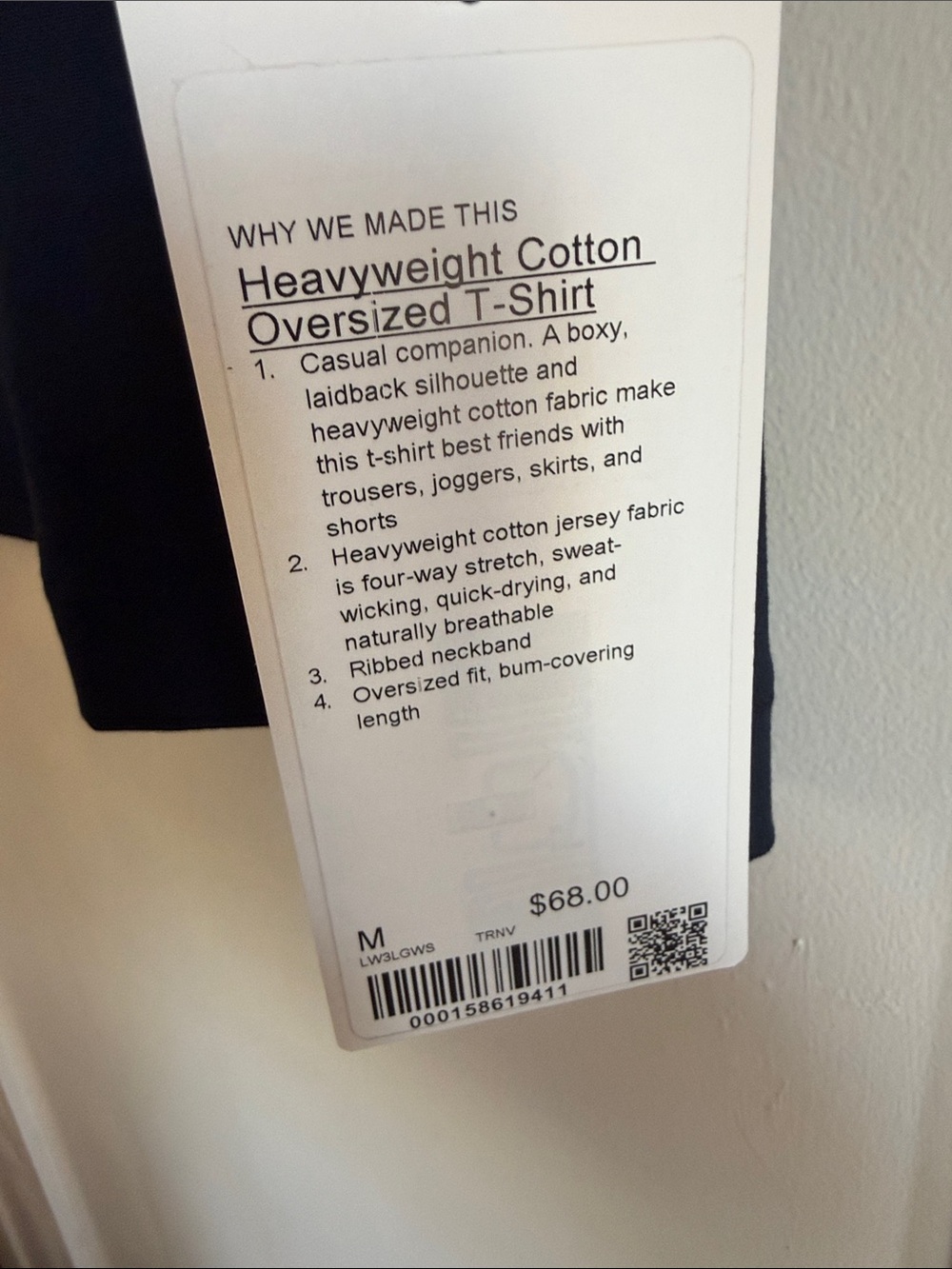 New Lululemon athletica Navy Short-Sleeve Crew Tee - Picture 3 of 4